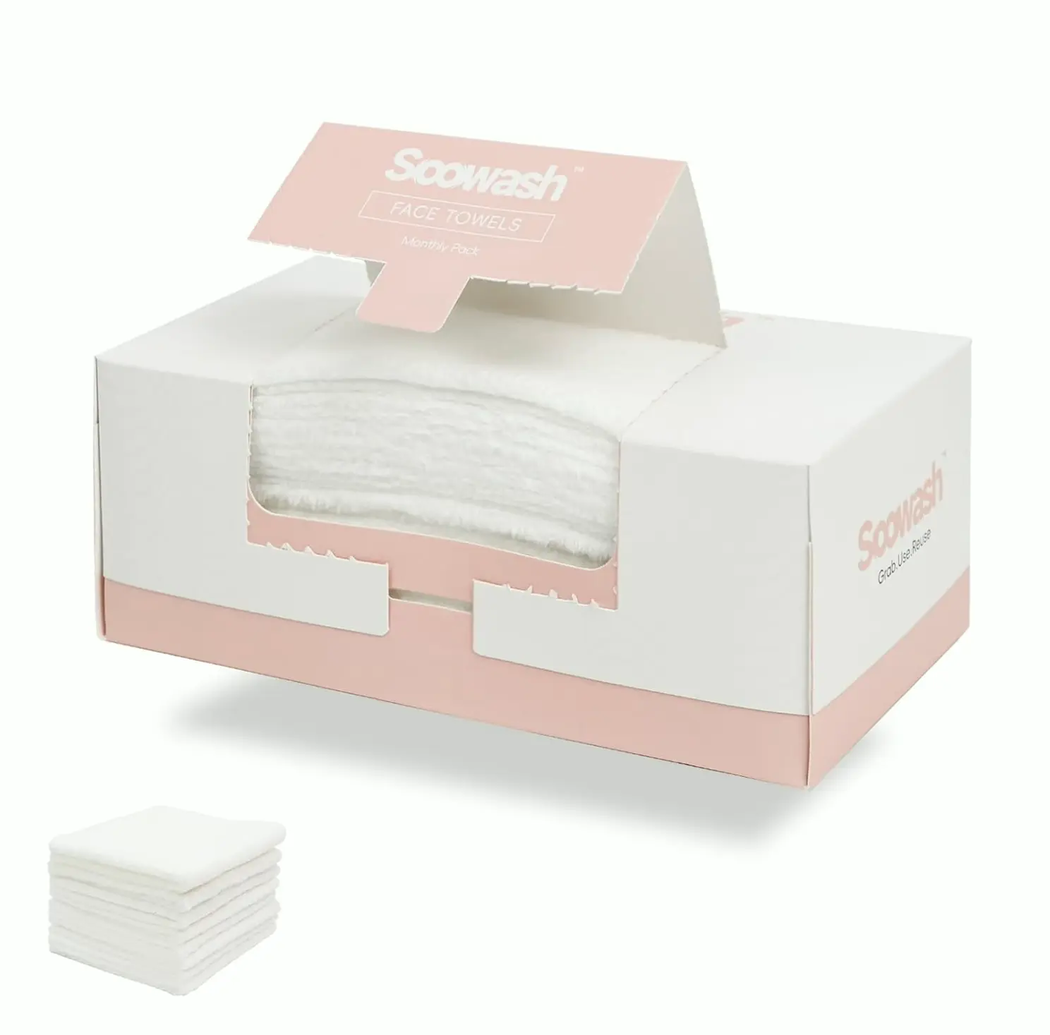 Microfiber Ionic Face Towels Extra Large disposable or Reusable 60 CT