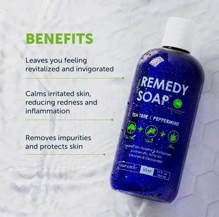 Natural Remedy Tea Tree Oil Skin Wash for Smell, Irritations