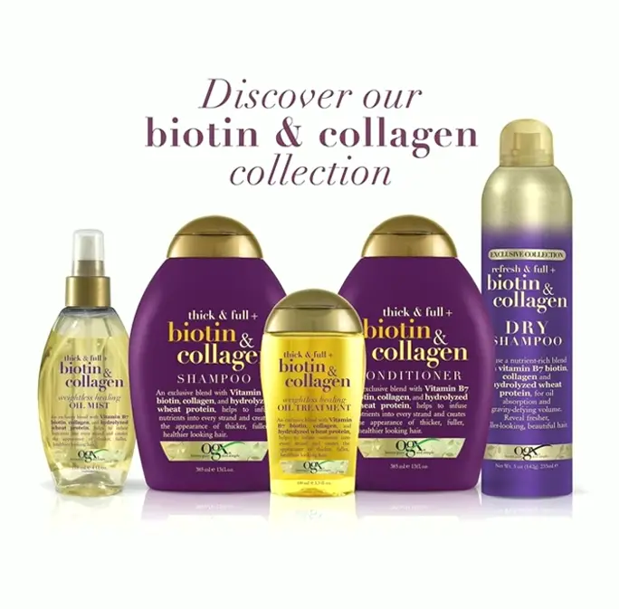 OGX Thick & Full Biotin Kit, Different Packaging, 13 Fl Oz (2 Pack)