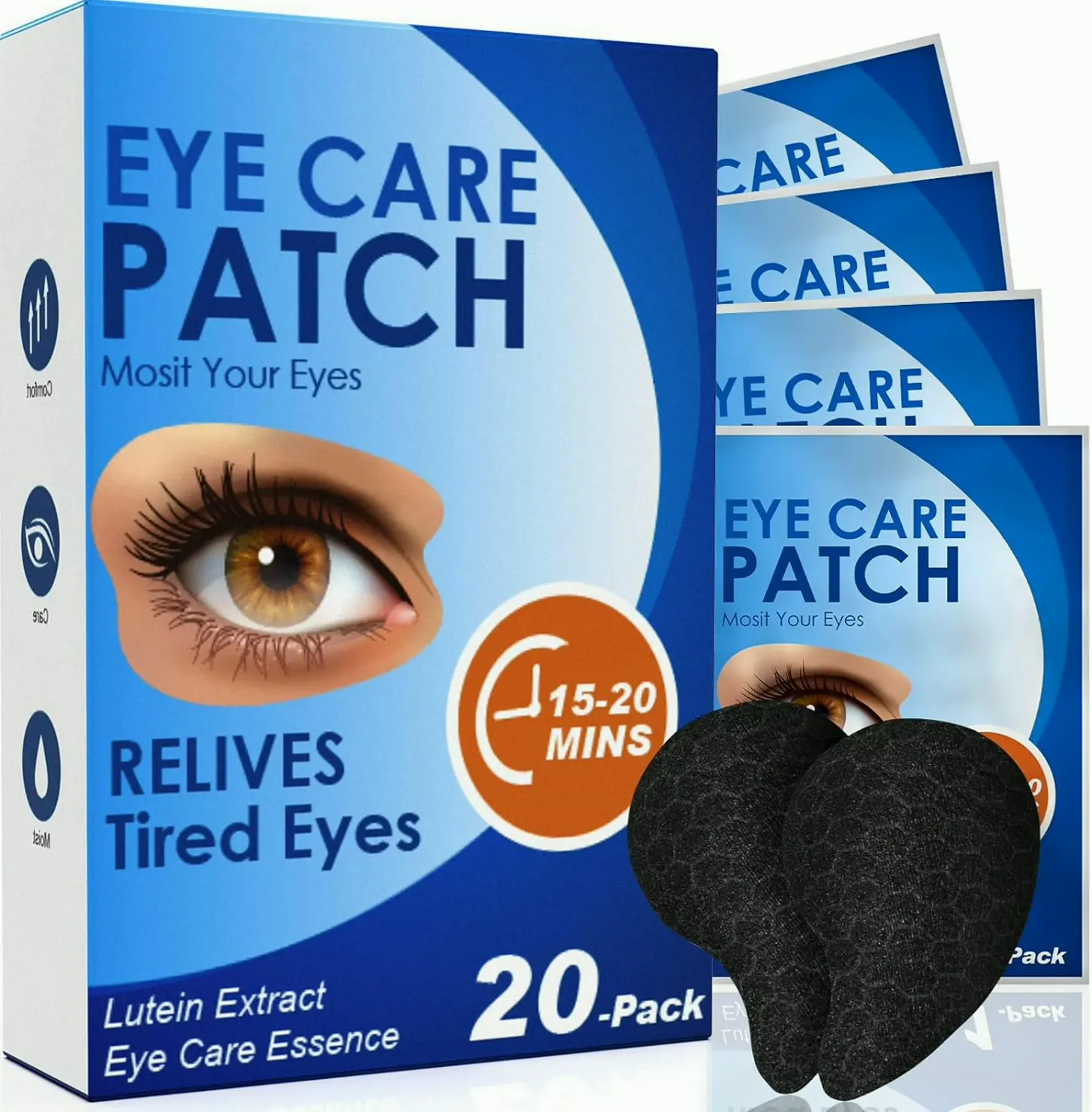 Twenty Pairs Soothing Eye Pads for Fatigue & Irritation