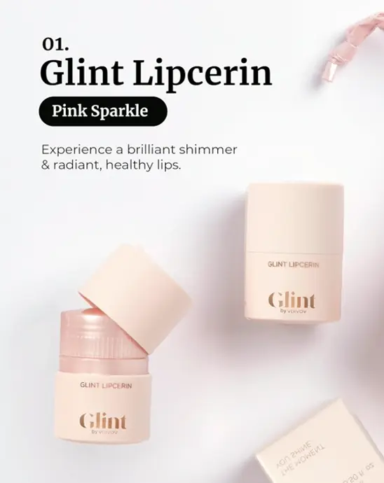 Glimmer Lip Gloss – Rosy Shine, Moisturizing Five-in-One Care