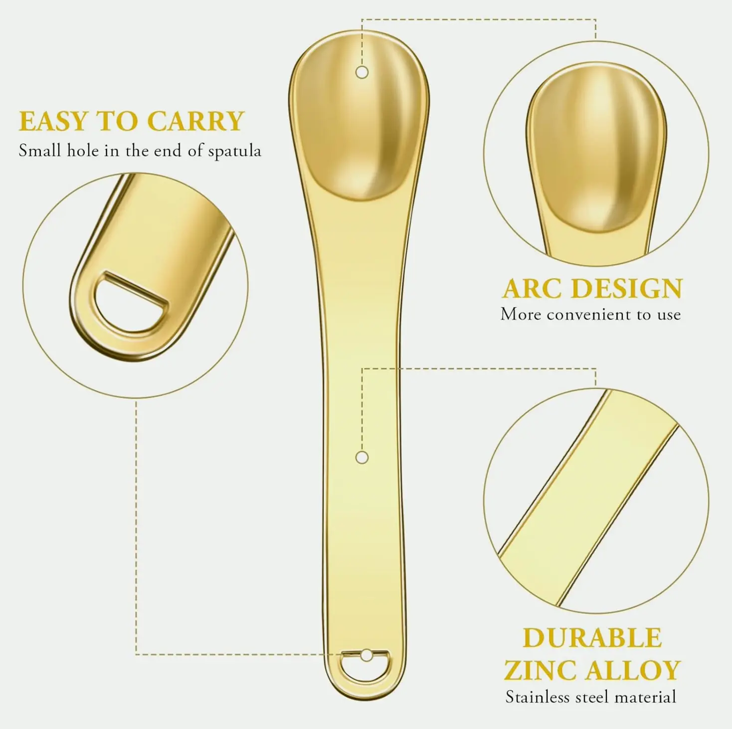 Tiny Skincare Spatula Kit (3 PCS) Multi-colored