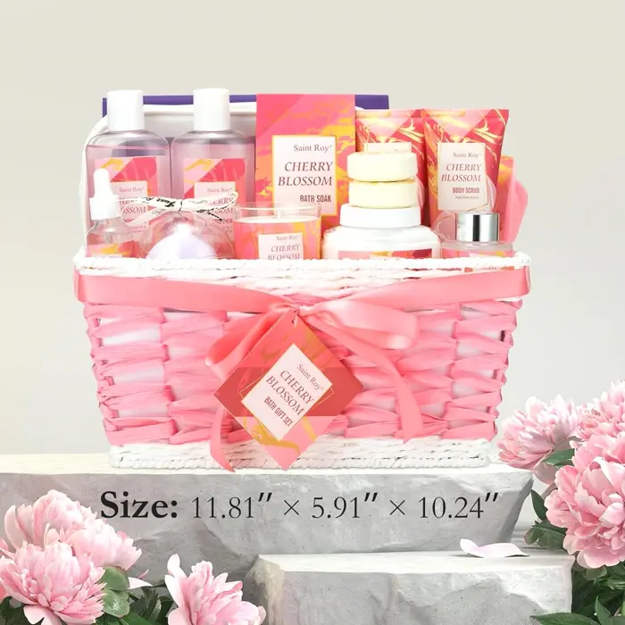 Mothers Day Gifting Sets Designed For Women, 18-Piece Spa & Body Present Set
