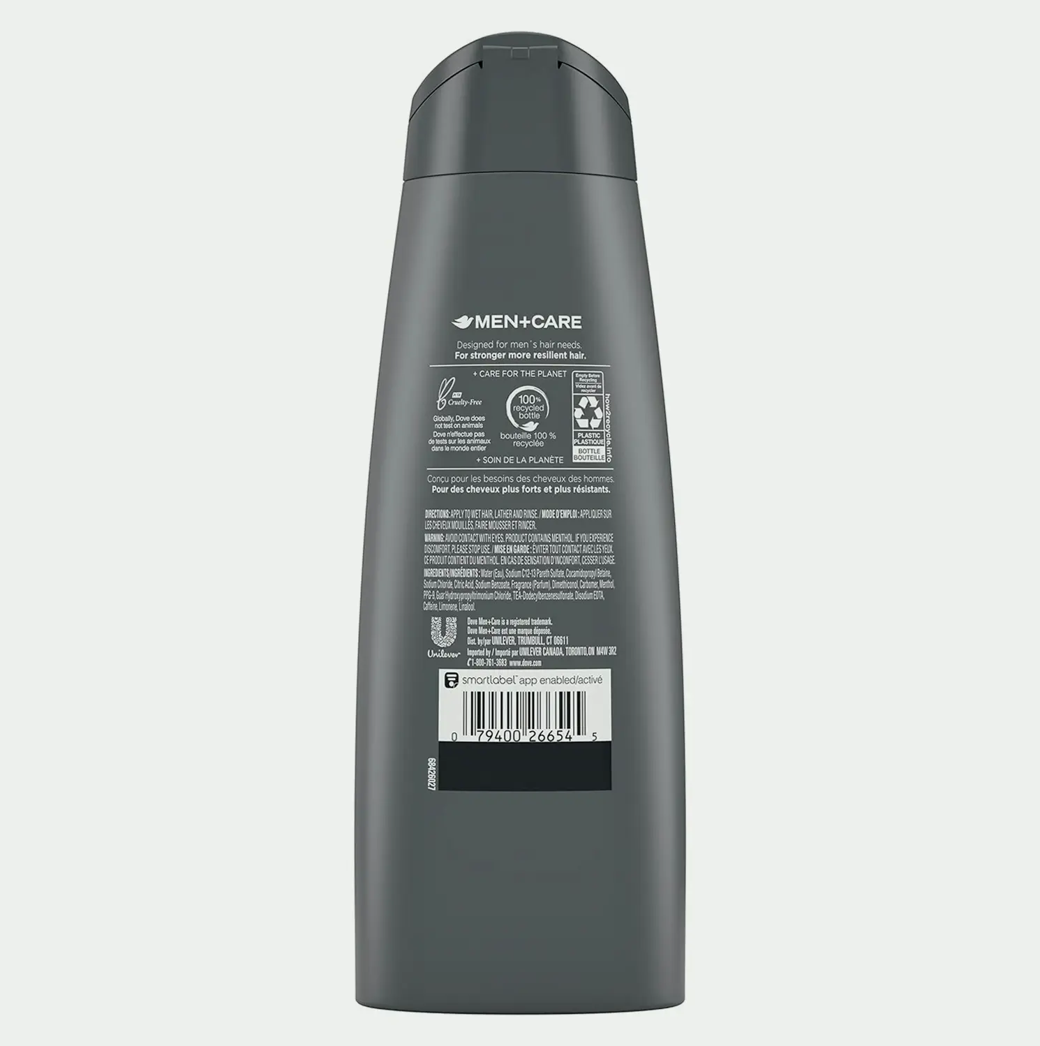 Dove + CARE Dual-Purpose Shampoo & Cleaner, Fresh, 12 oz Four Count
