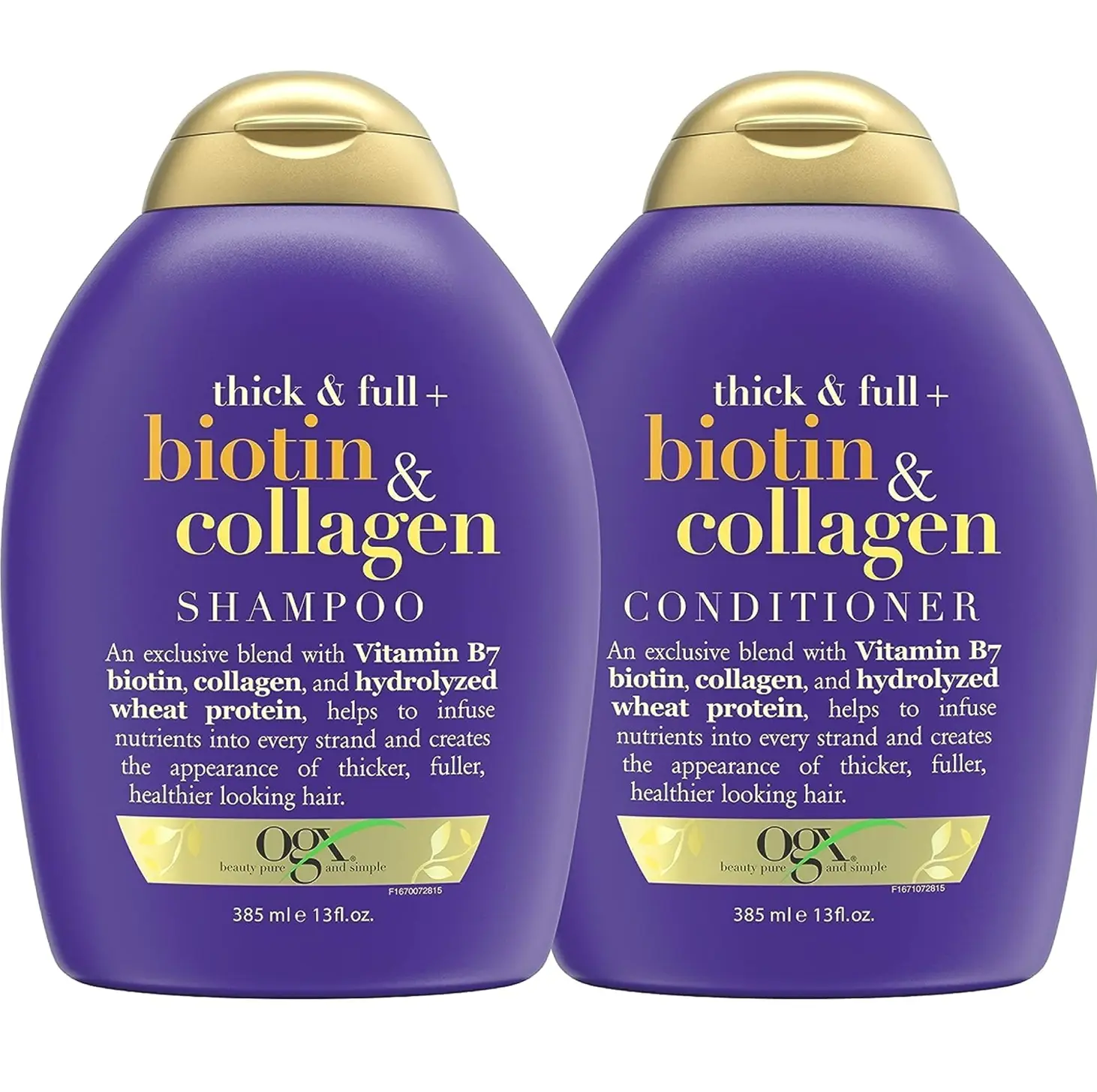 OGX Thick & Full Biotin Kit, Different Packaging, 13 Fl Oz (2 Pack)
