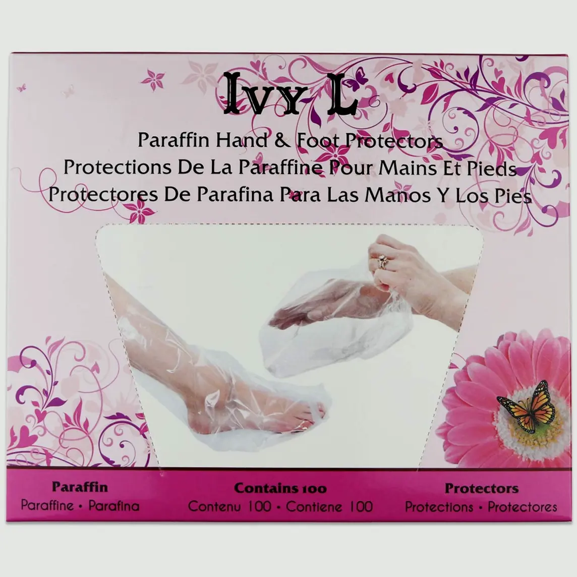 One Hundred Pieces Paraffin Wax Mitt Pack for Hands 15 x 10 Inches