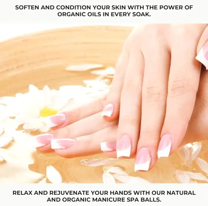 Ginger Manicure Spa Balls Ocean Scented, 80-Count