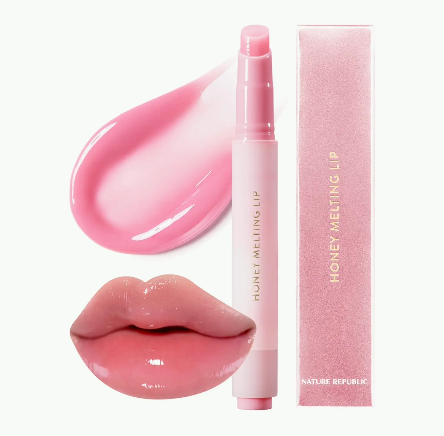 Nature Republic Honey Melting Lip Gloss 11 See-Through Blush