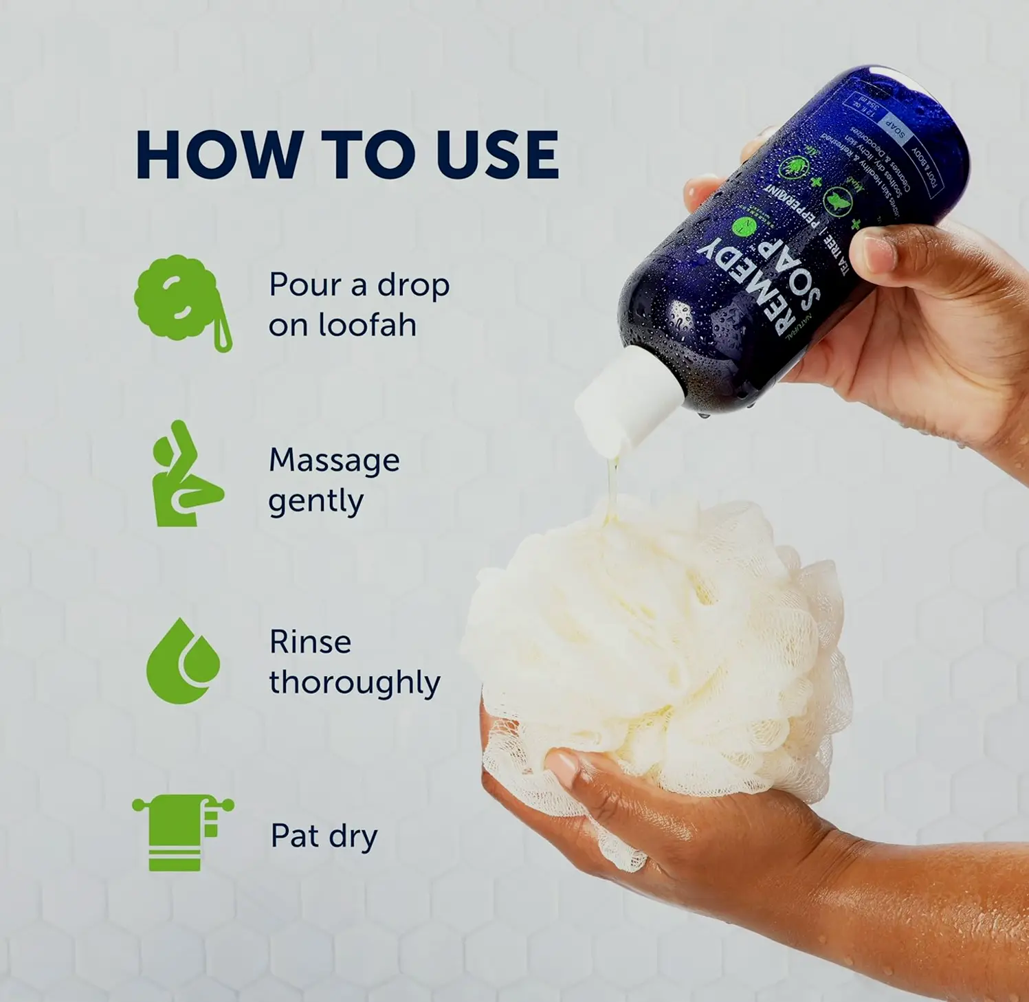 Natural Remedy Tea Tree Oil Skin Wash for Smell, Irritations