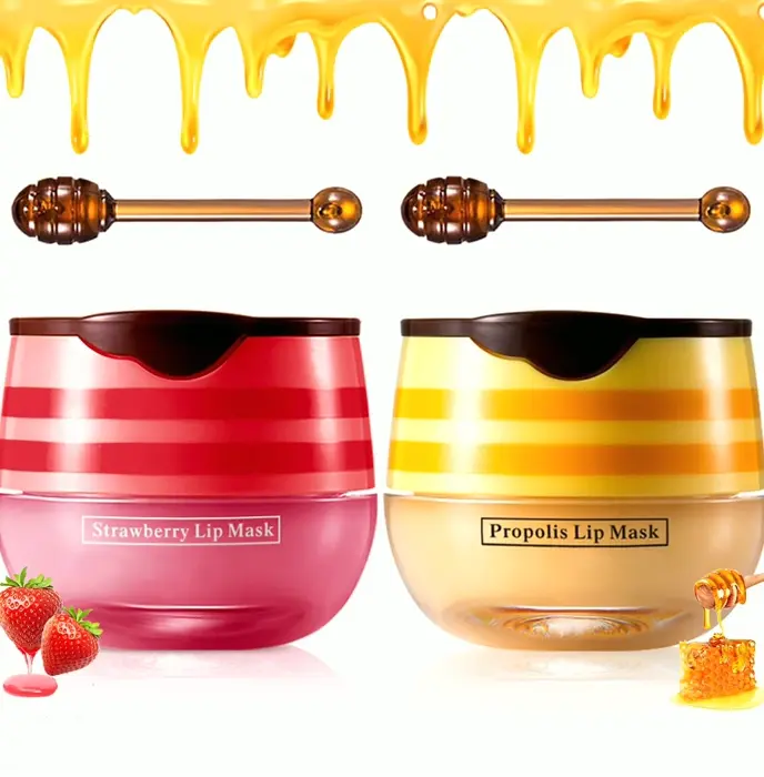 Two-Pack Berry & Nectar Lip Balm, Hydrating Mask