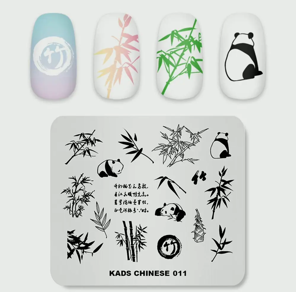 Adorable Creature Collection Nail Art Plate DIY Tool