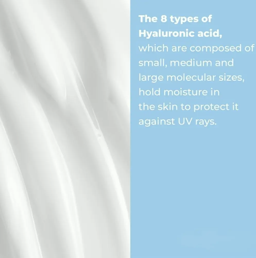 Hyaluronic Acid Moist Sun Screen 50 mL + Bonus Hyaluronic Acid Watery Sunscreen 10ml