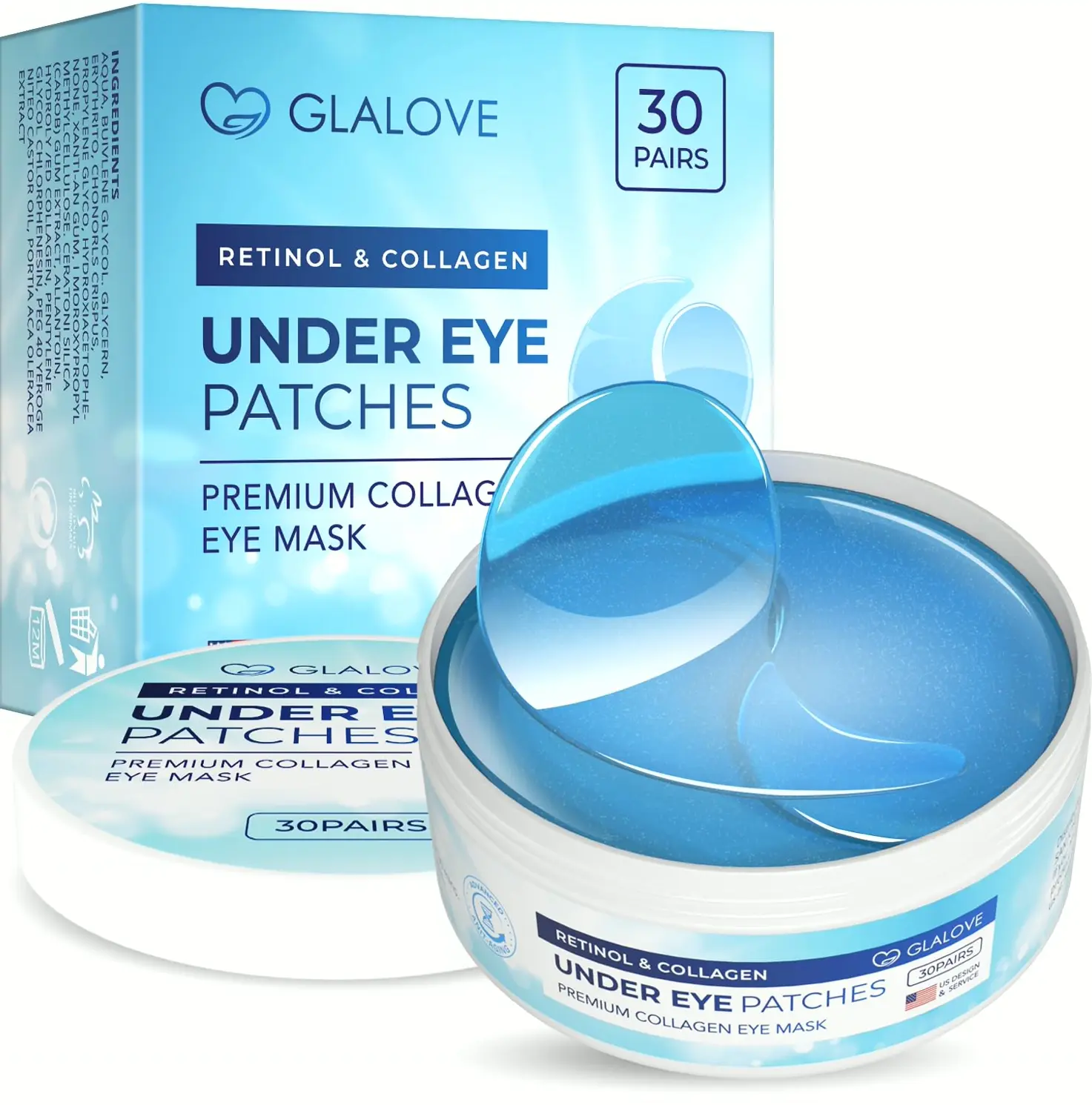 Under-Eye Pads to Swollen Under-Eyes, Sixty Pieces Collagen Pads Treatment