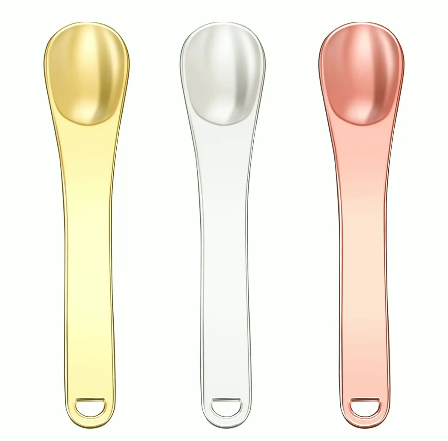 Tiny Skincare Spatula Kit (3 PCS) Multi-colored