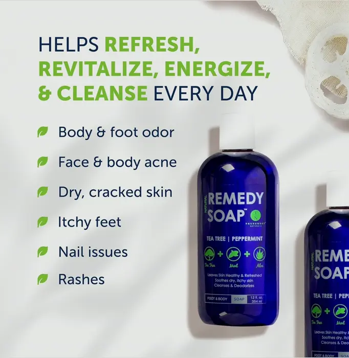 Natural Remedy Tea Tree Oil Skin Wash for Smell, Irritations