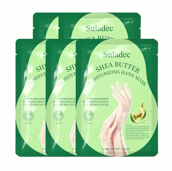 Moisturizing Hand Mask with Shea Butter and Milk Extract