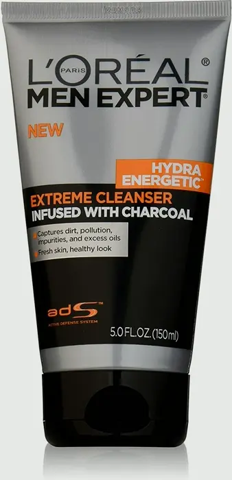 L'Oreal French Male Specialist Carbon Face Cleanser & Anti-Wrinkle Cream Set