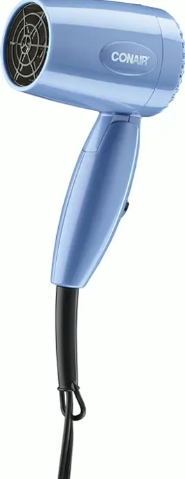 Portable Hair Dryer with Dual Voltage, Light, 1600W