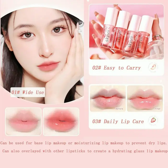 Four-piece Crystal Moisturizing Gloss Set