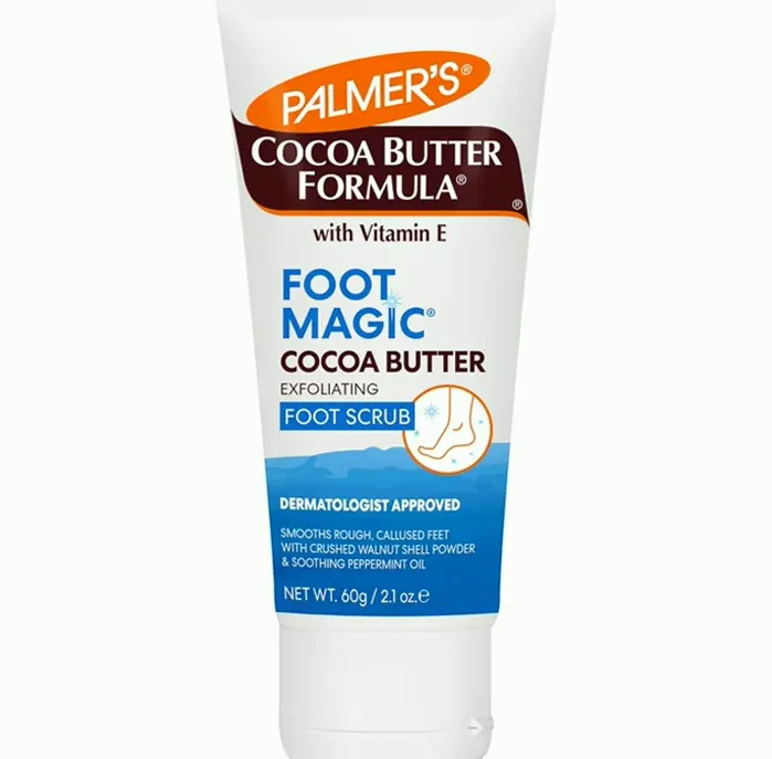 Palmer's Brand Cocoa Butter Foot Care Scrub with Vitamin E for Cracked Feet