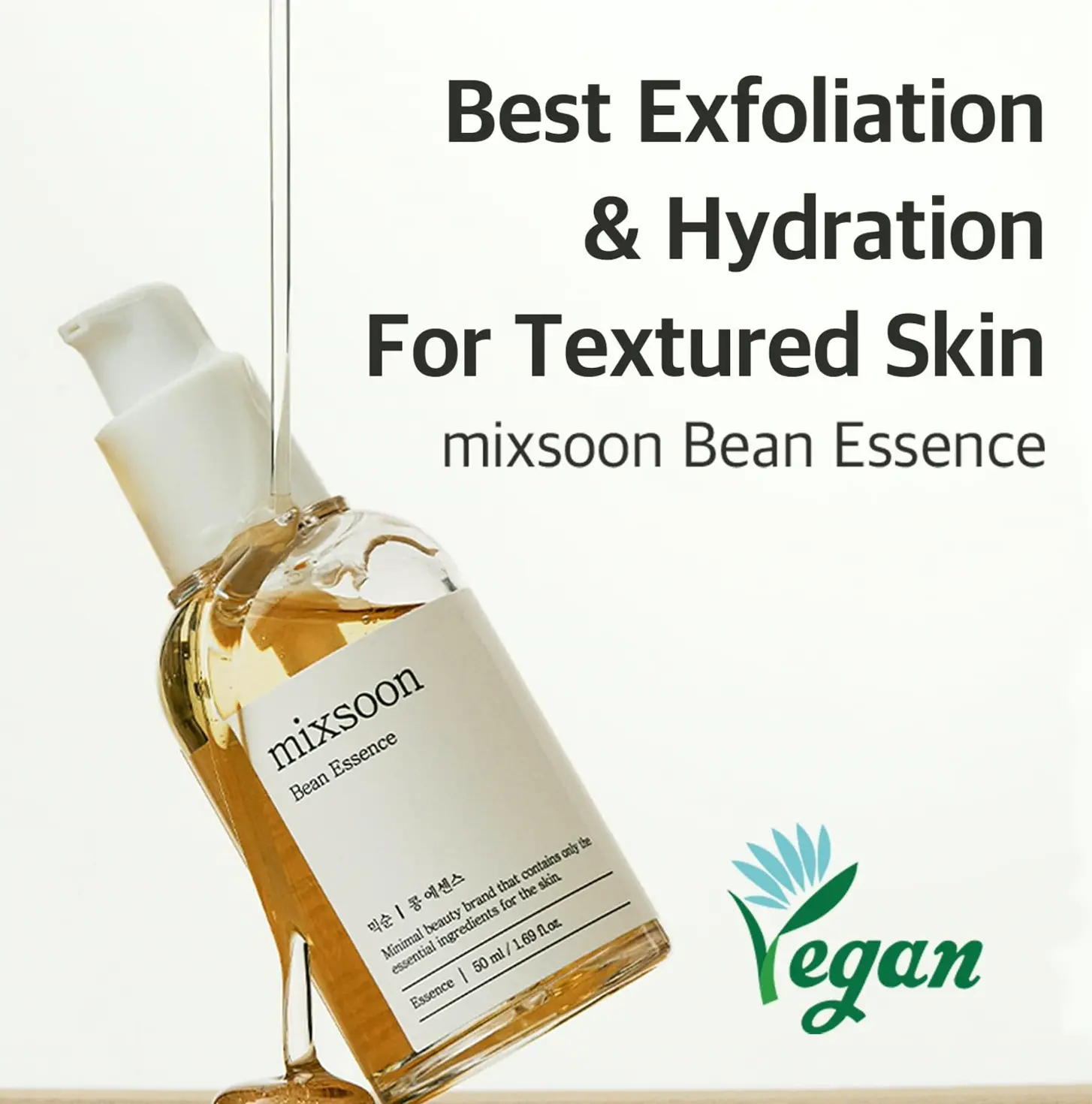 Vegansnail Hydrating Essence, Korean Care 1.70 fl.oz/50ml