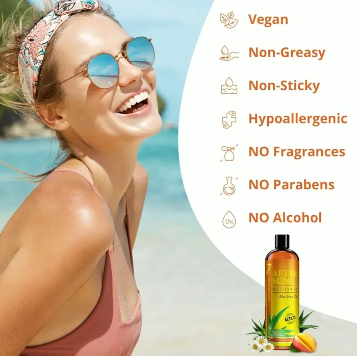 NEW Relief After Sun Gel with Aloe Vera - Quick Relief