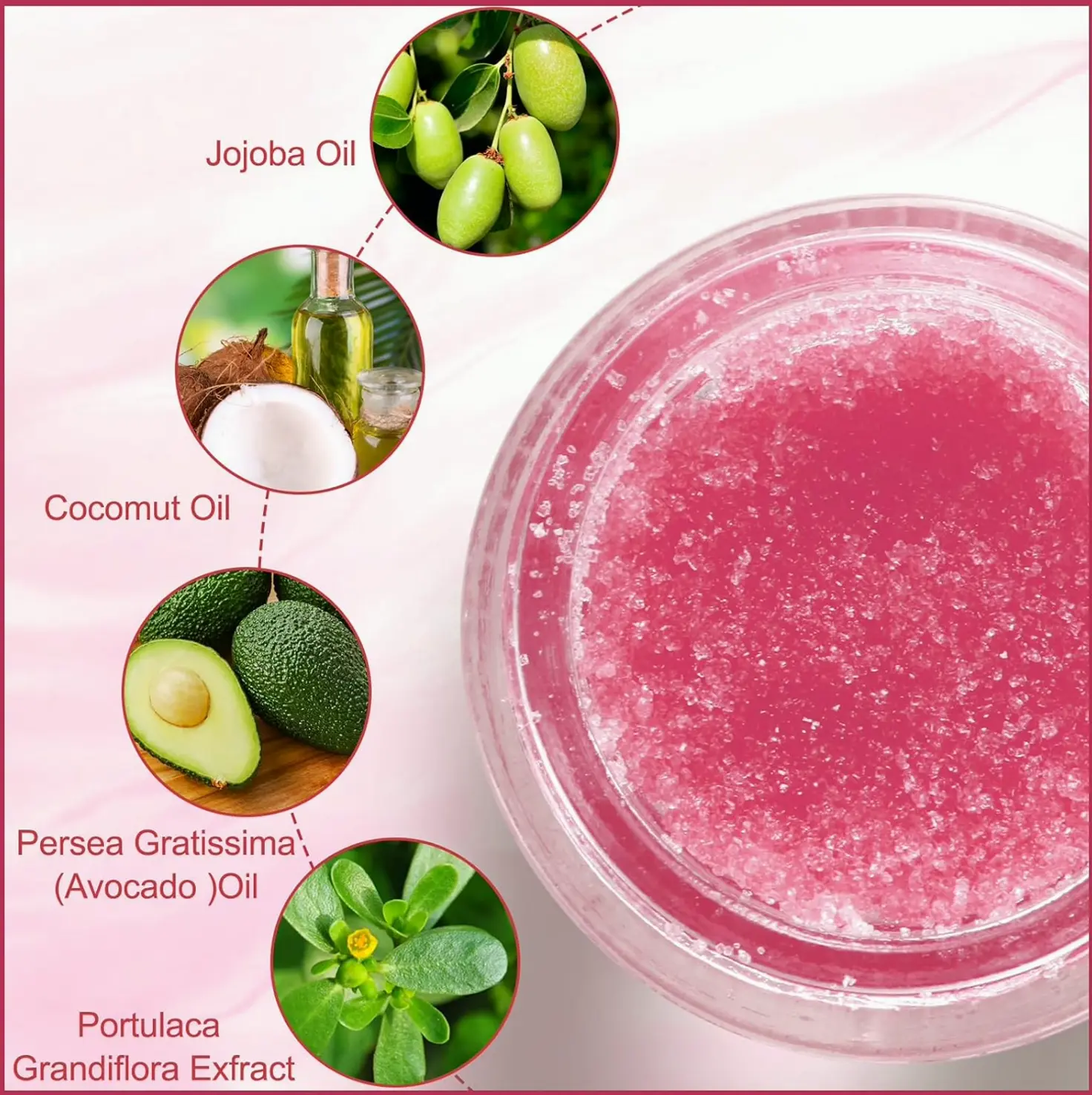 Lip Care Scrub, Natural Polish for Chapped Lips