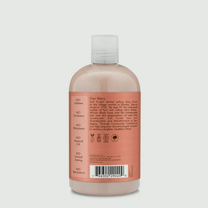 SheaMoisture Curl and Shine Coconut Shampoo 13 ounces Paraben Free Shampoo