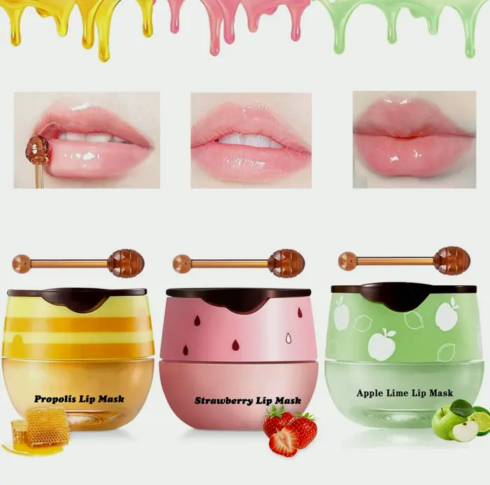 3-piece Bee Lip Balm Set: Lemon