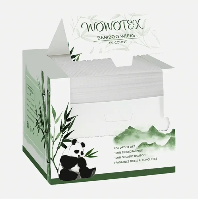 Single-use Biodegradable Facial Towels - Super Thick and Gentle (Sixty Count)