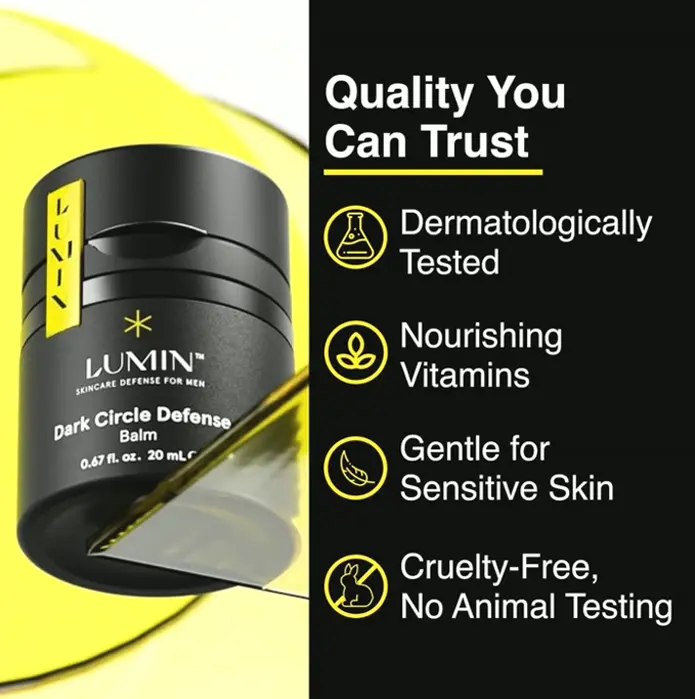 Men's Dark Circle Defense Balm Anti-Aging 20ml 1-Pack