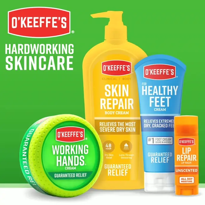 O'Keef's Gift set: Lip Repair, Working Hands & Healthy Feet