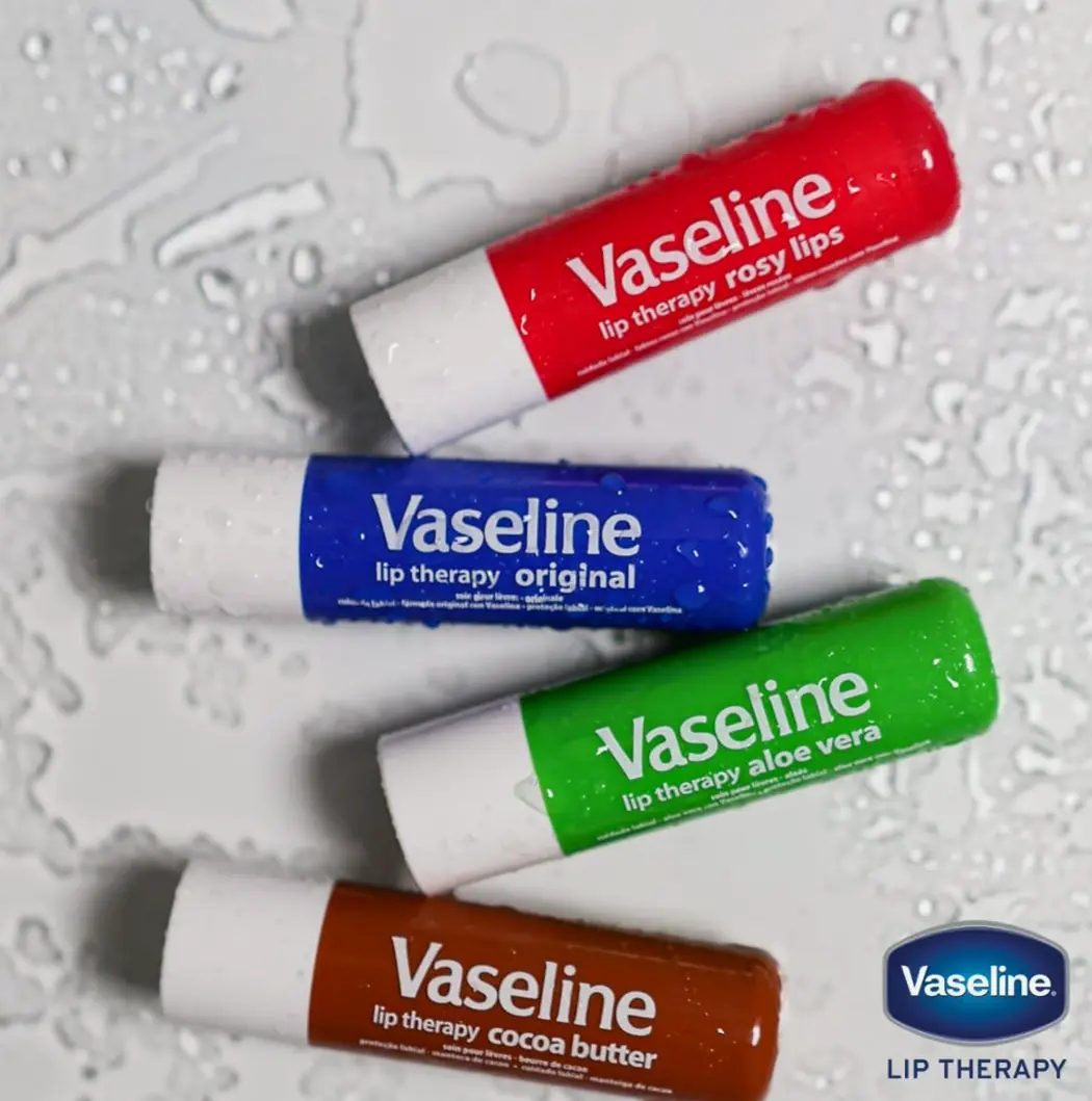 Vaseline Lips Therapy Cocoa Stick, Bundle of 4, 0.16 oz