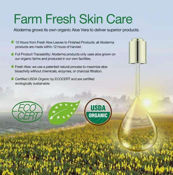 Organic Aloe Vera Gel, Fast Processing, 10.6oz