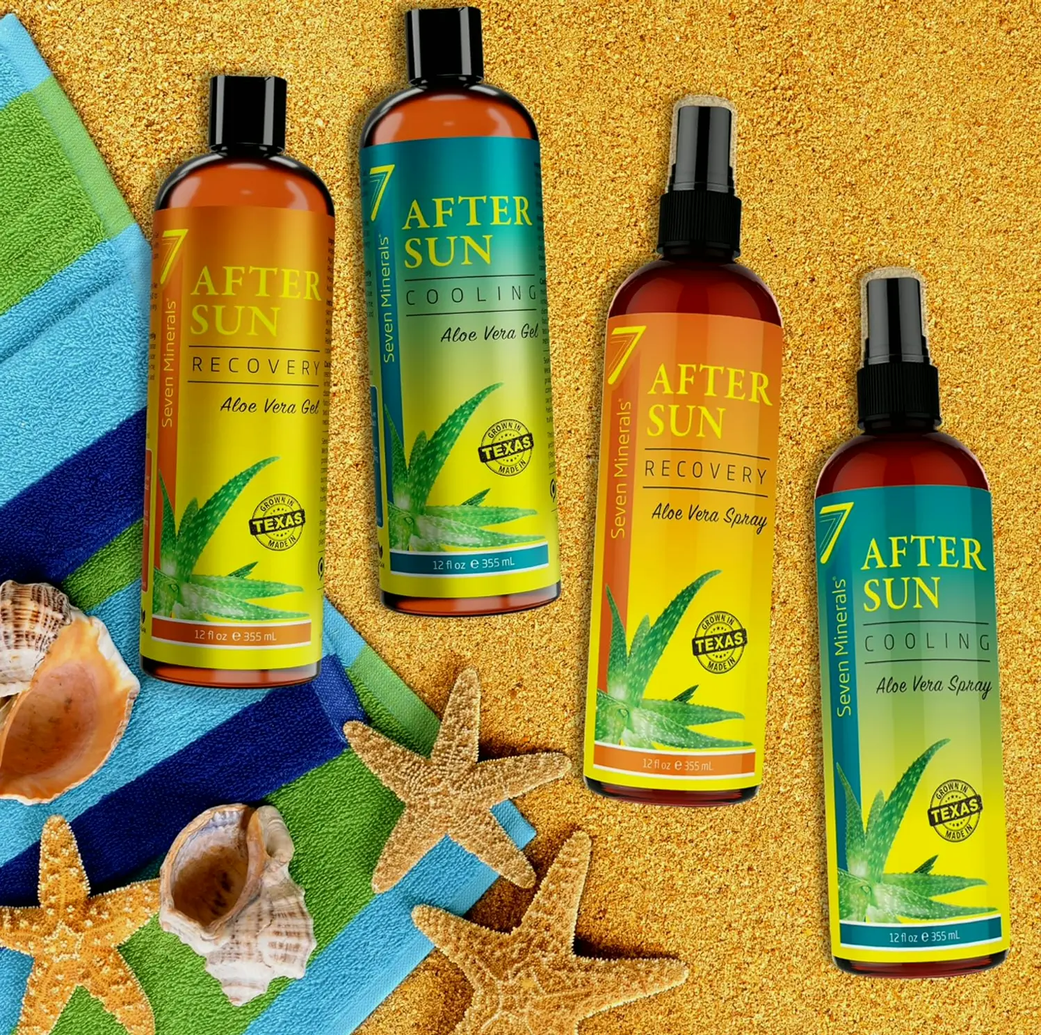 NEW Relief After Sun Gel with Aloe Vera - Quick Relief
