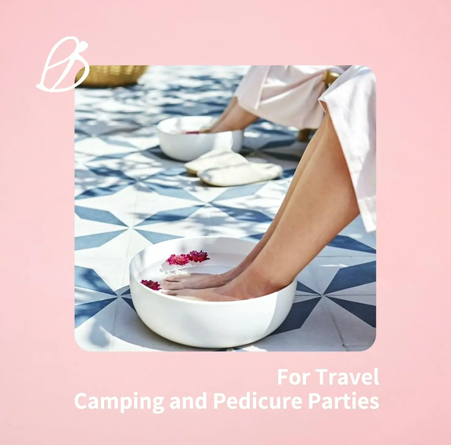Feet Dip Flower Foam Panels - Softens Calluses 100 grams