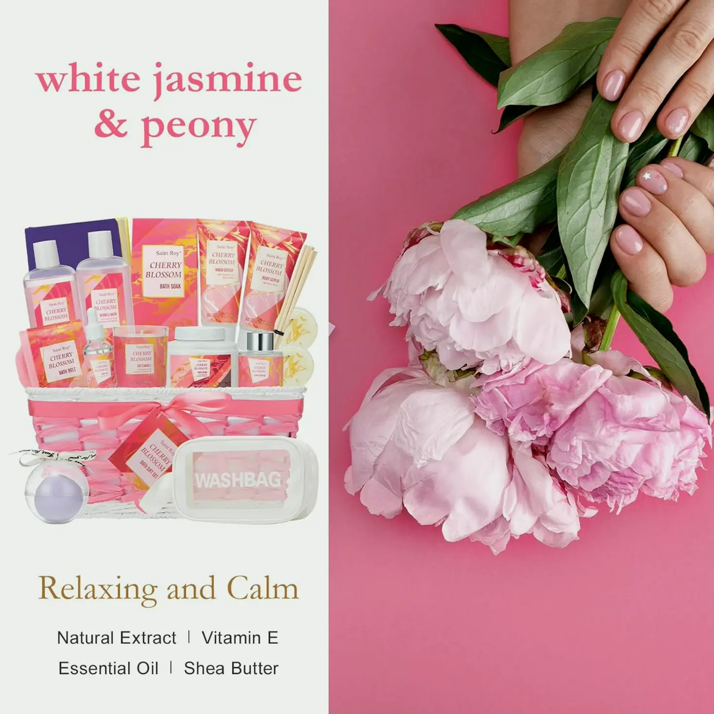 Mothers Day Gifting Sets Designed For Women, 18-Piece Spa & Body Present Set