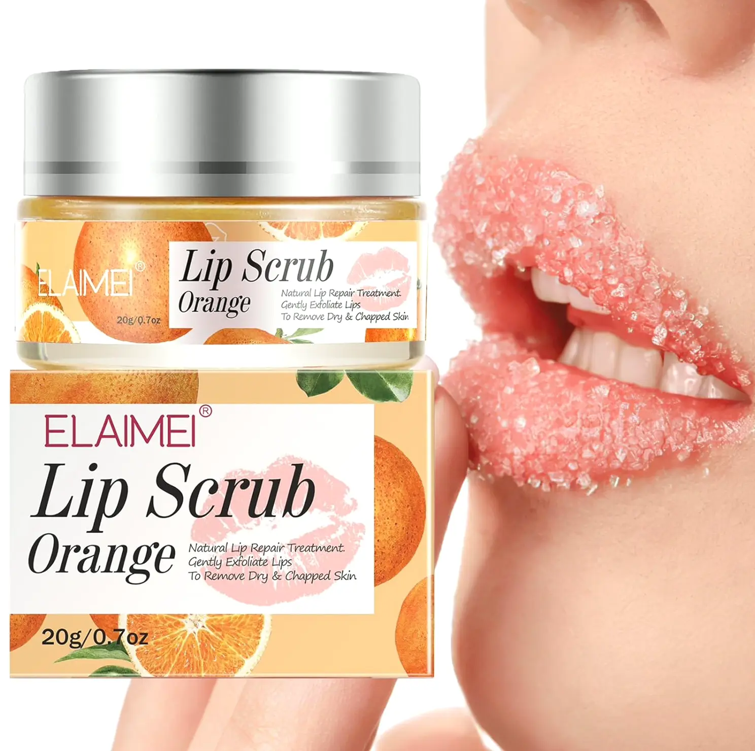 Lip Care Scrub, Natural Polish for Chapped Lips