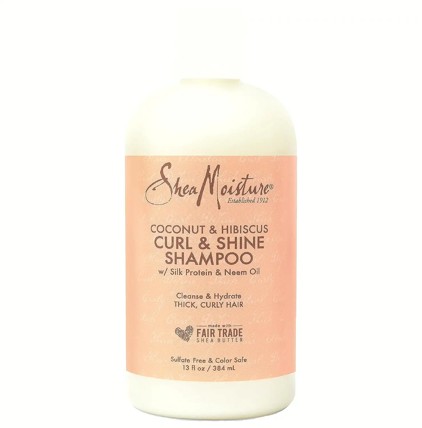 SheaMoisture Curl and Shine Coconut Shampoo 13 ounces Paraben Free Shampoo