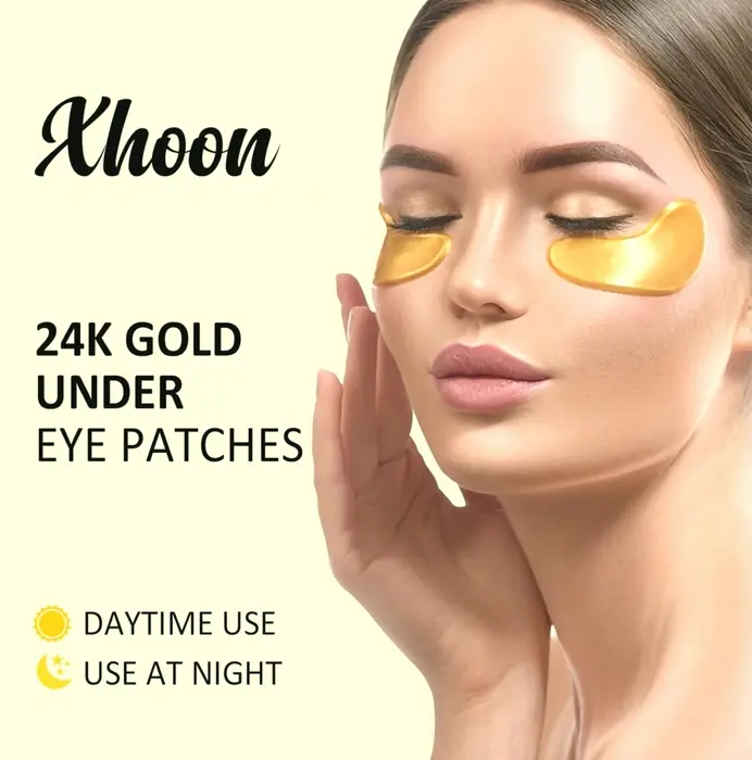 24-Karat Golden Eye Patches - 20 Pairs Amino Acid & Collagen-Infused